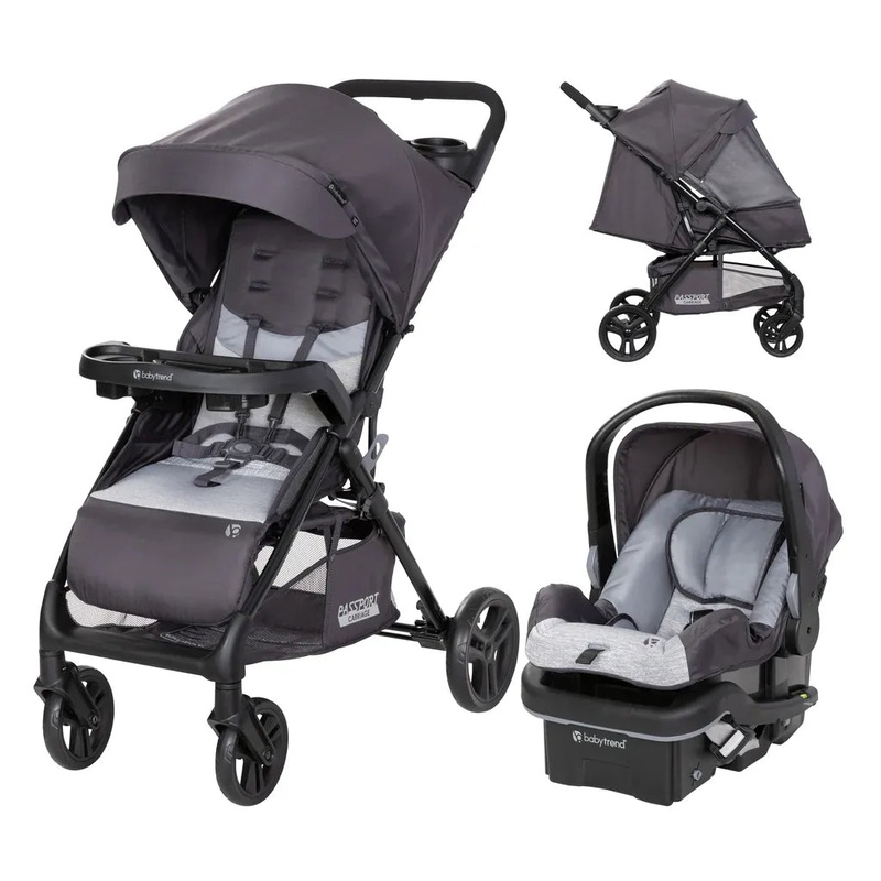 Passport Carriage Travel System DLX With Ez-Lift Plus Car Seat – Uptown Black