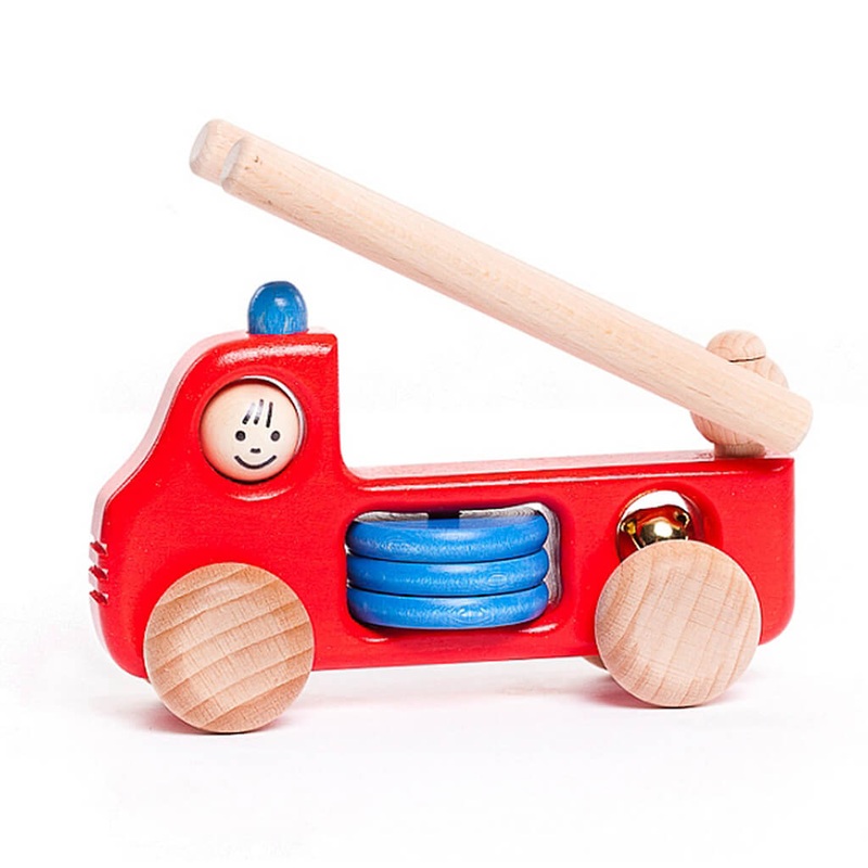 Wooden Fire Engine with Hose