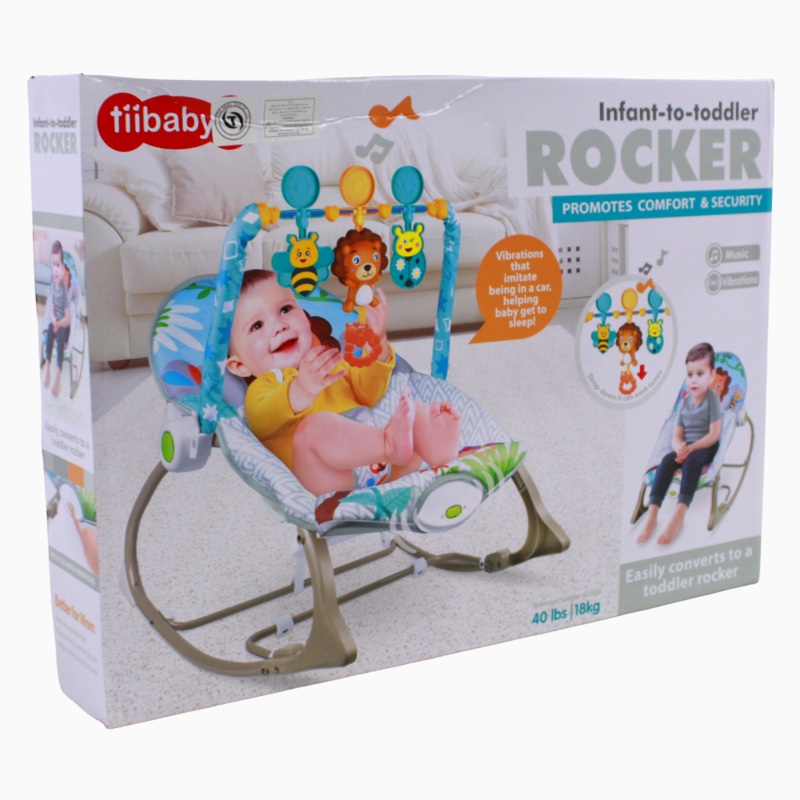 Baby Infant to Toddler Rocker – Multi Stage & Blue
