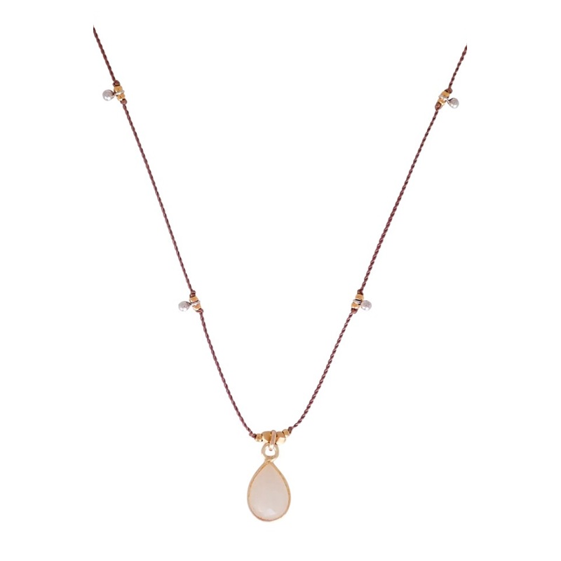 Bronwen Gemstone Necklace – Moonstone