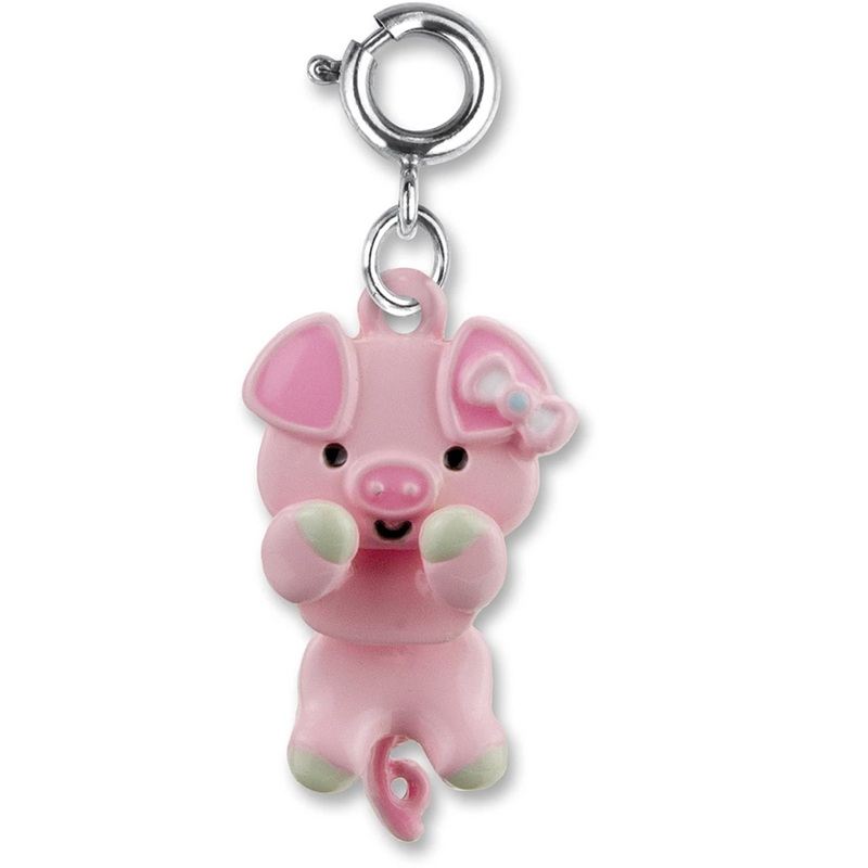 Charm It Swivel Pig Charm