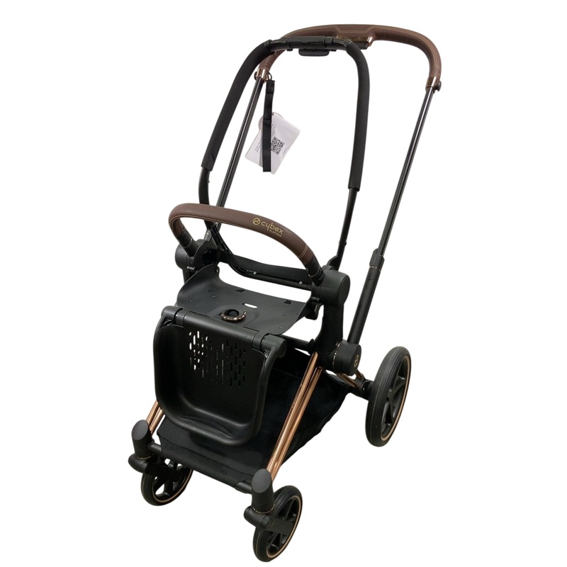 Cybex PRIAM Stroller Frame And Seat, 2022, Rose Gold