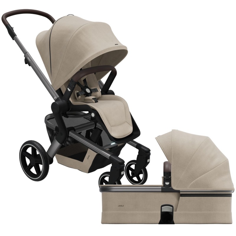 Joolz Hub+ Stroller & Bassinet Bundle – Timeless Taupe