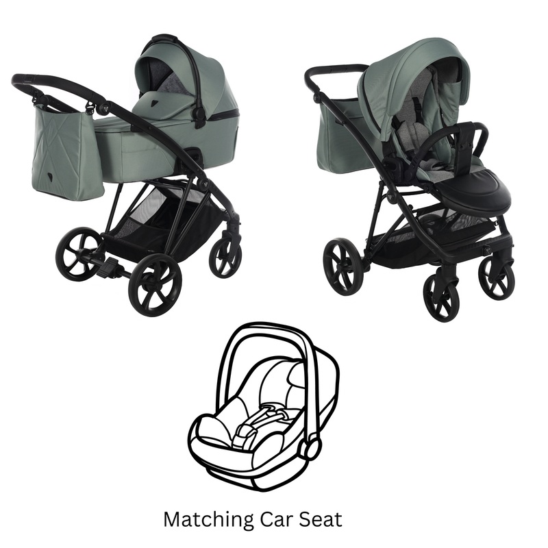 JUNAMA AIR V3 GREEN – 3IN1 (INCLUDES CAR SEAT)