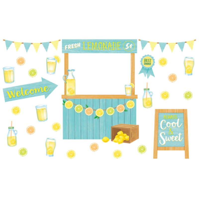 Lemon Zest Lemonade Stand Bulletin Board(C)