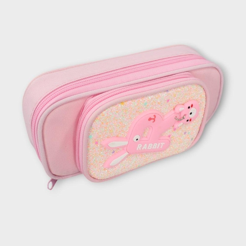 Rabbit Pink Pencil Case