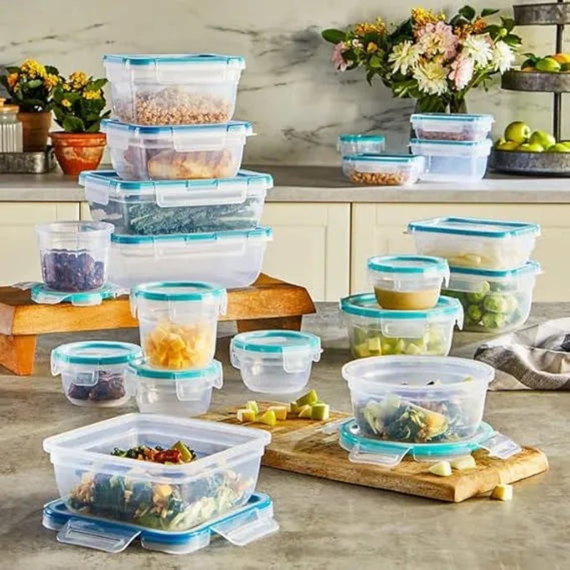 38-piece Plastic Food Storage Set