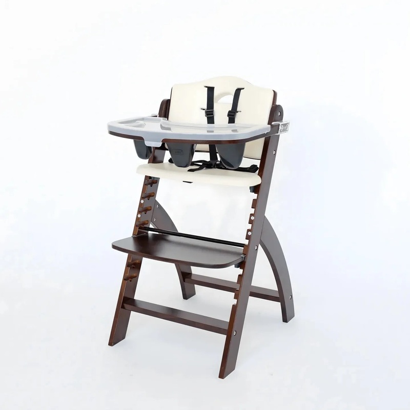 Beyond Junior TYK High Chair – Mahogany/Cream White