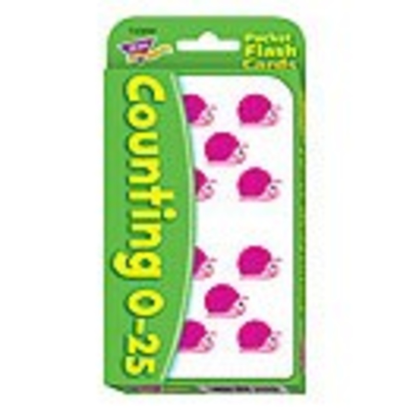 Counting 0-25 Flash Cards