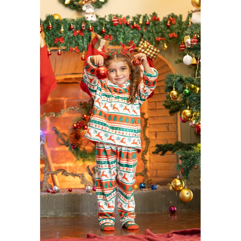 Festive Long-Sleeved Pajama