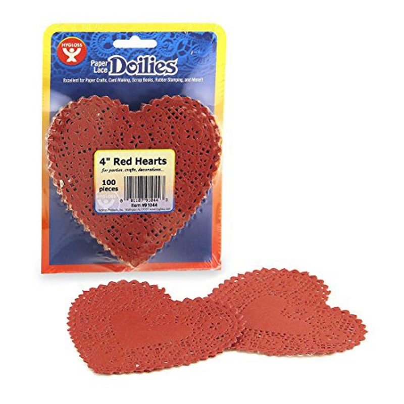 Red Heart Doilies (4″)