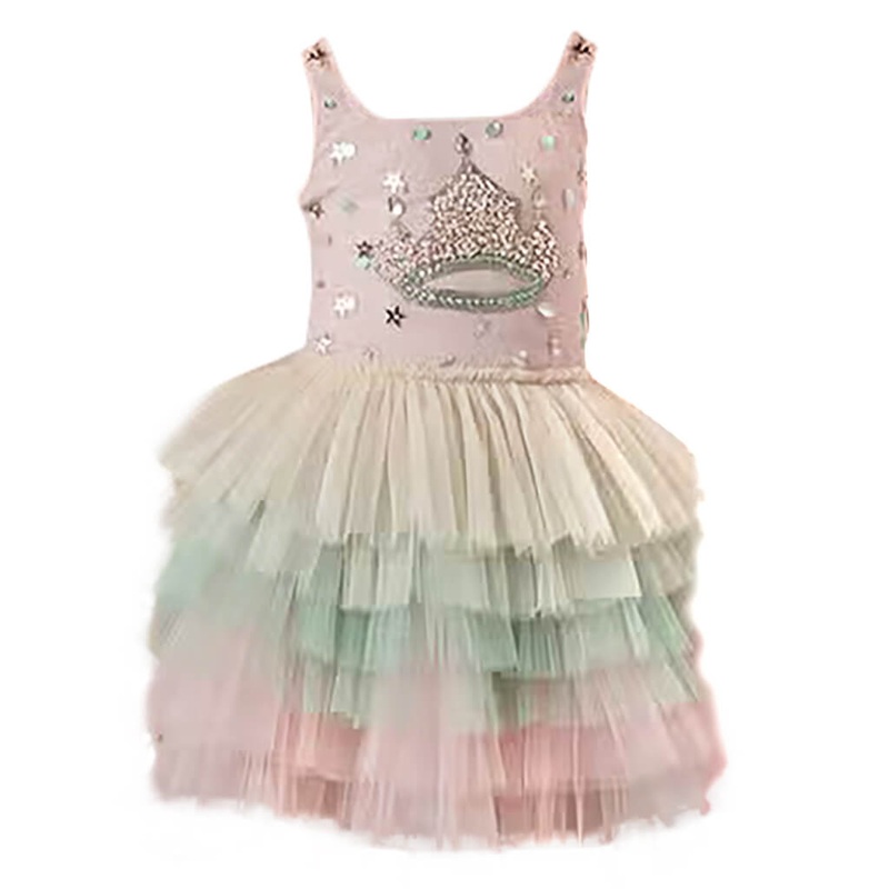 Tiara Tutu Dress Blush/Sage 6