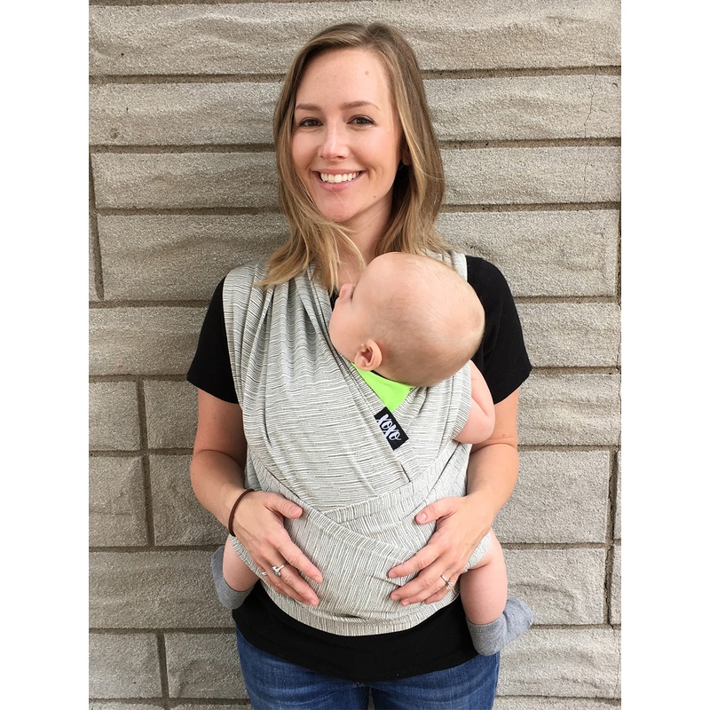 XOXO Buckle Wrap Baby Carrier, Repreve Collection – Grayscale