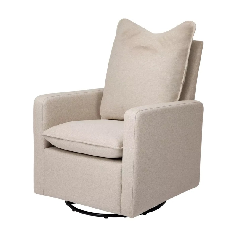 Cali Pillowback Swivel Glider – Performance Beach Eco-Weave
