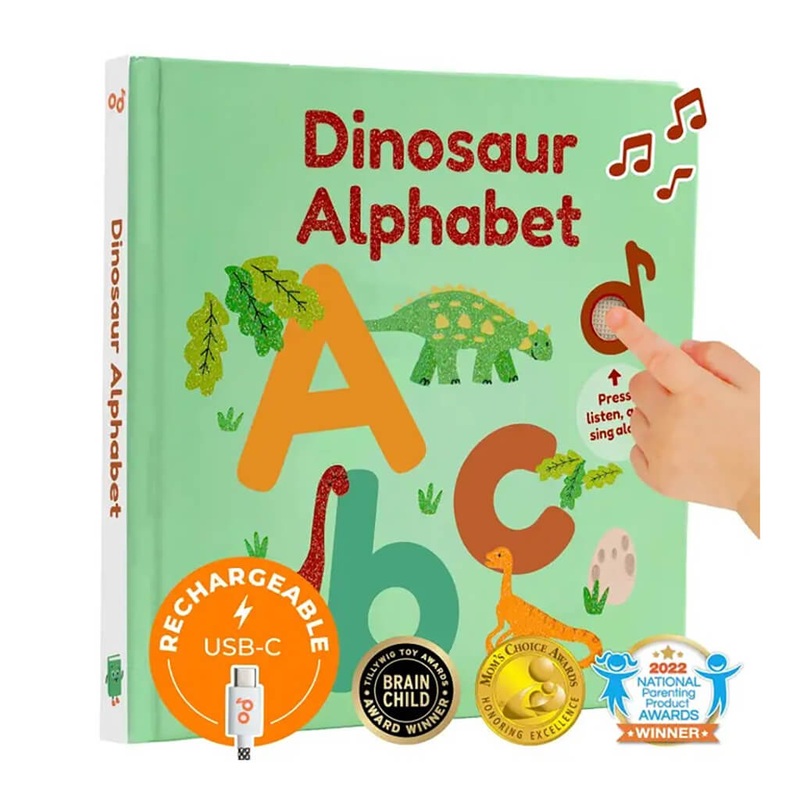 Cali’s Books Dinosaur Alphabet -USB-C Rechargeable