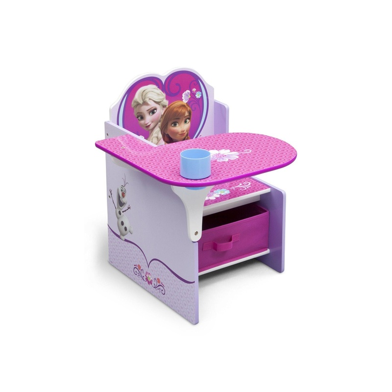 Frozen Chair Desk with Storage Bin