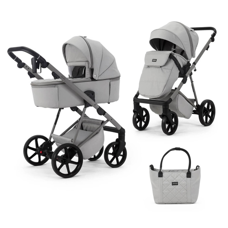 Mee-Go Milano Natura 2-in-1 Pram & Accessories – Moon
