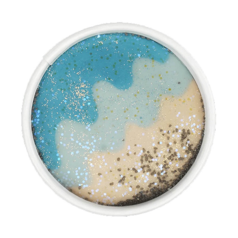 Natural Dough Glitter Cup Sand and Snails