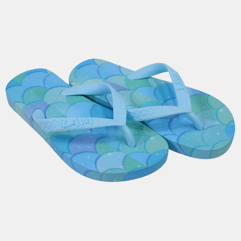 Unisex Rubber Flip Flops  Multicolored