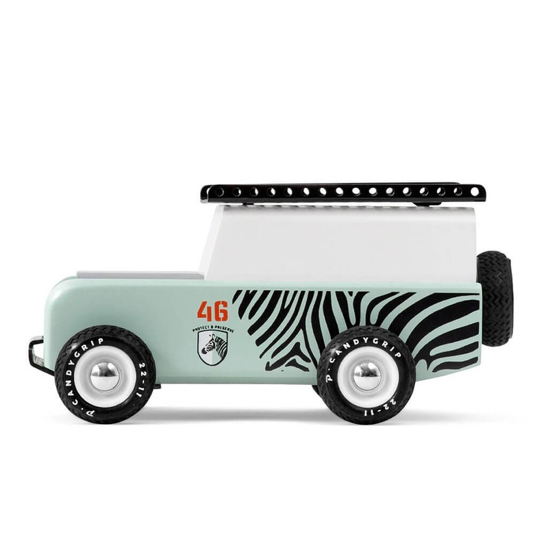 Candylab Drifter Zebra Toy Car
