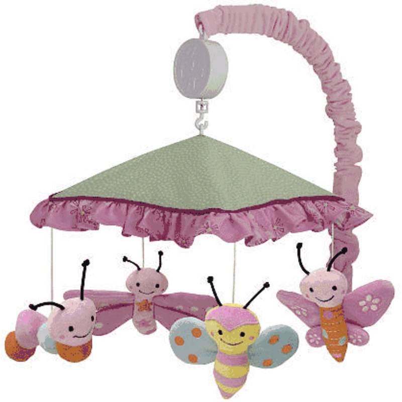 Lambs & Ivy Sunshine Garden Musical Mobile