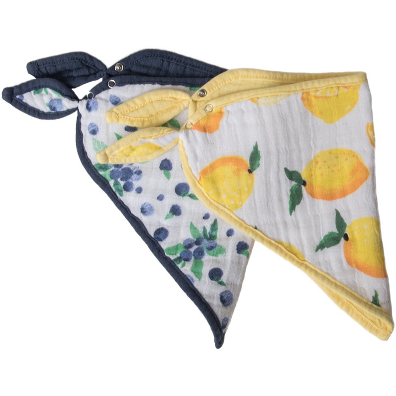 Little Unicorn Cotton Bandana Bib 2-Pack – Berry Lemonade