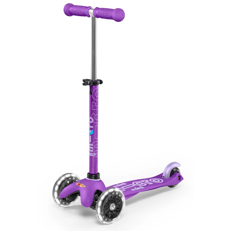 Micro Kickboard Mini Deluxe LED Scooter (2-5 years) – Purple