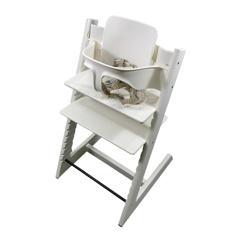 Stokke Tripp Trapp High Chair With Baby Set, 2, White