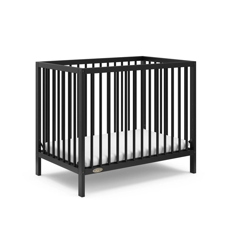 Teddi Convertible Mini Crib – Black
