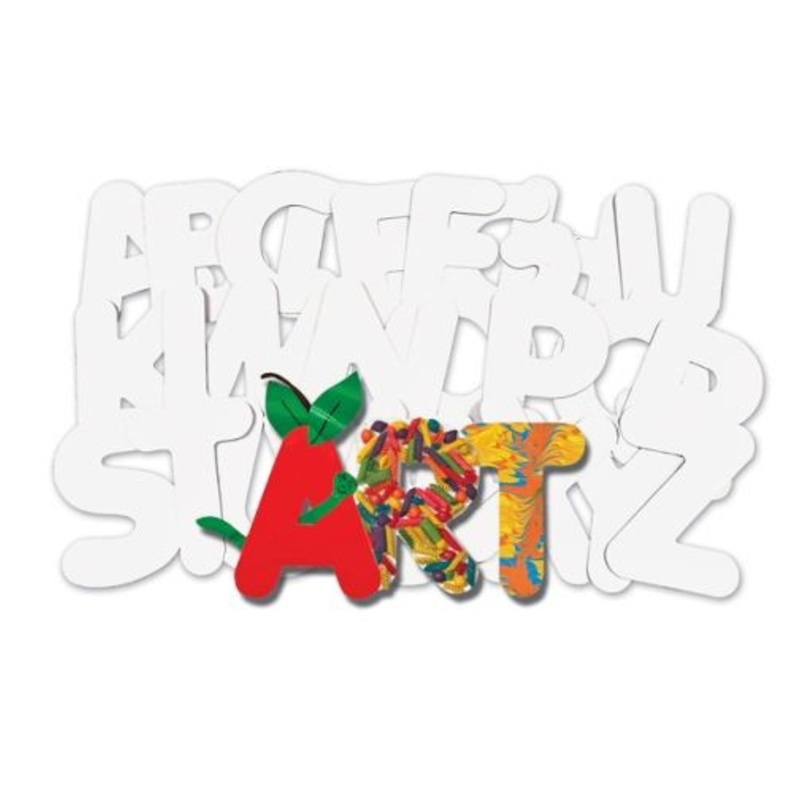 Uppercase Collage Letters, 26 pieces