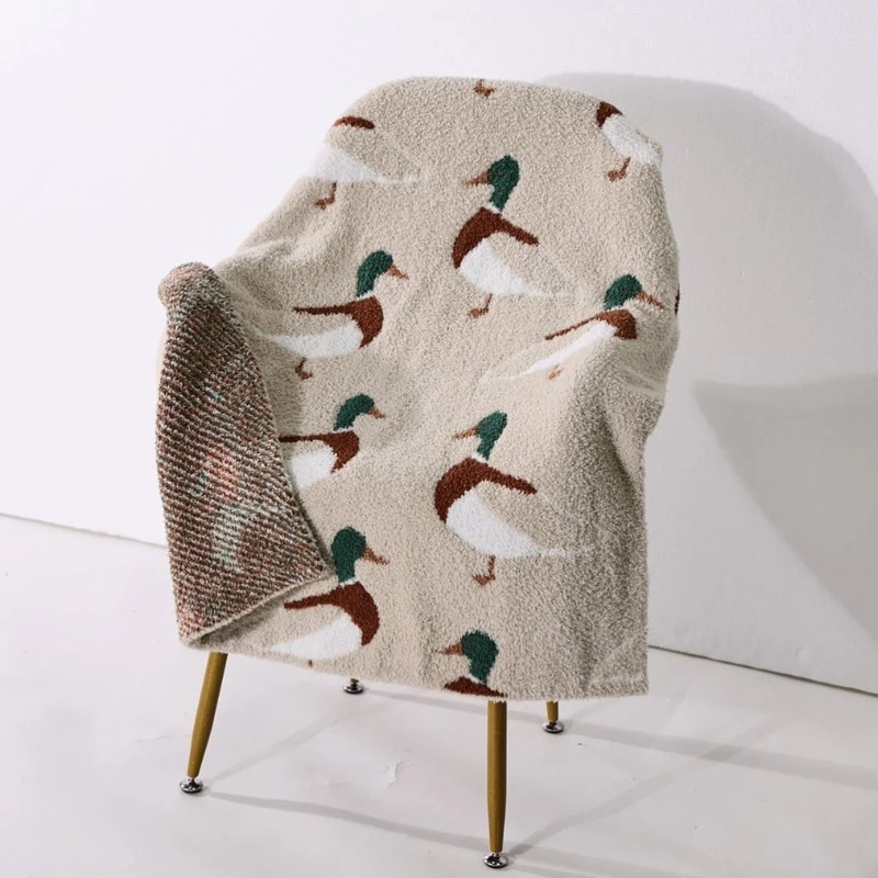 Chenille Blanket – Mallard