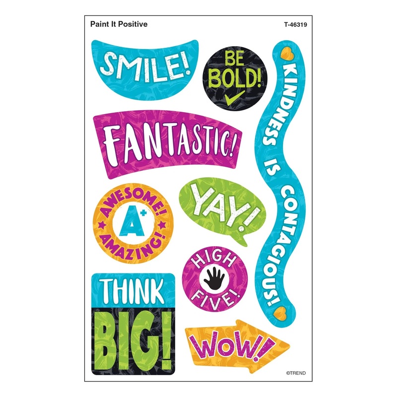 Color Harmony Paint It Positive superShapes Stickers  Large