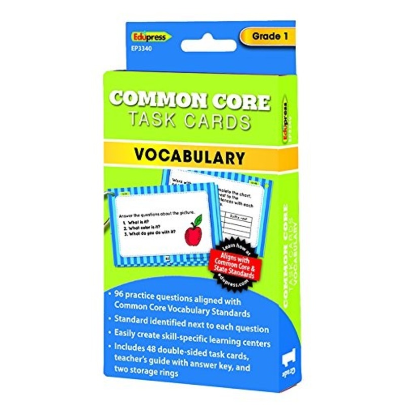 Common Core Vocabulary Task Cards – Grade 1(DISC)