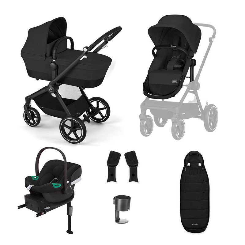 CYBEX EOS Lux Comfort Bundle – Moon Black