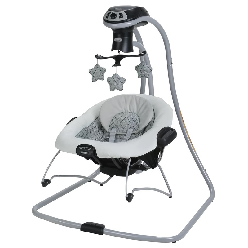 Graco DuetConnect LX Swing with Multi-Direction – Asher