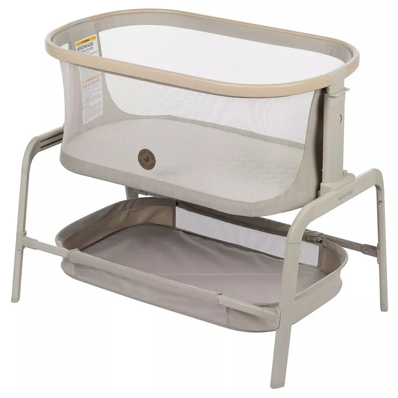 Iora Bedside Bassinet – Classic Oat