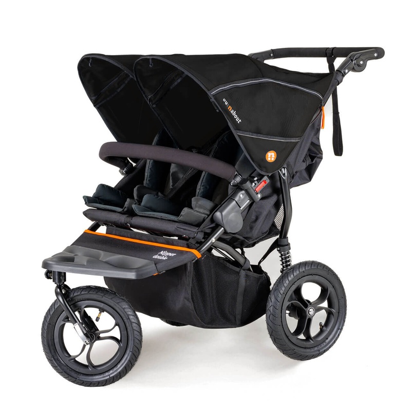 Out n About – Nipper Double V5 pushchair – Summit Black