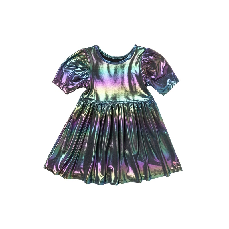 Pink Chicken Laurie Lame Dress – Rainbow