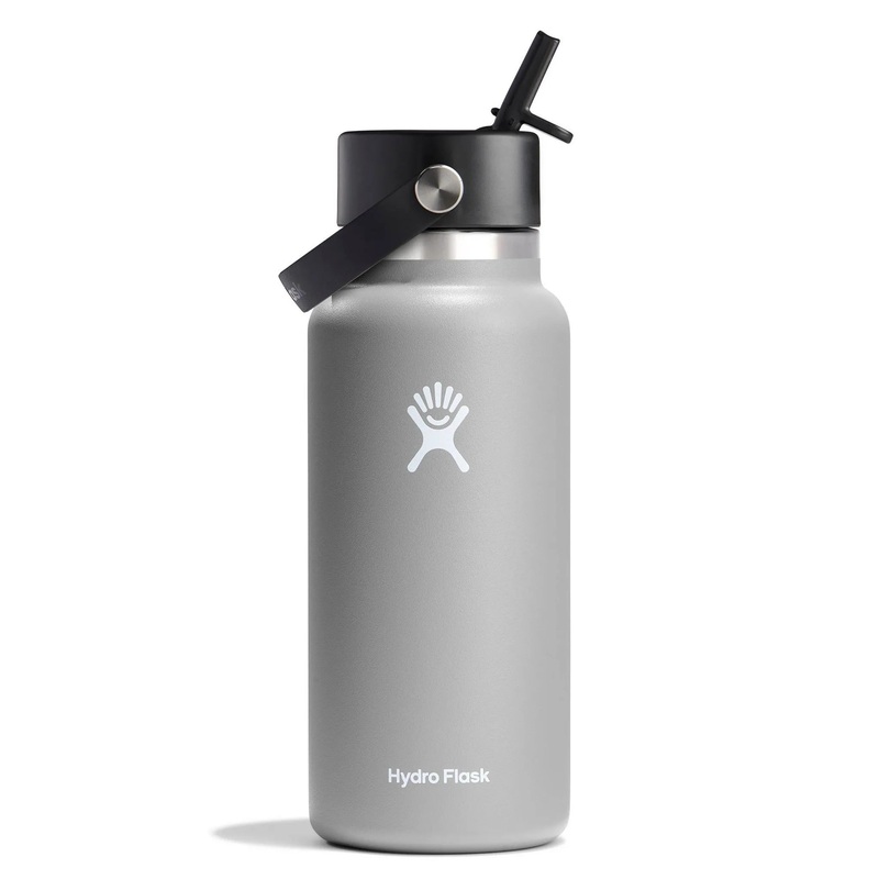 32oz Wide Mouth Flex Straw Water Bottle- Birch (See Description)