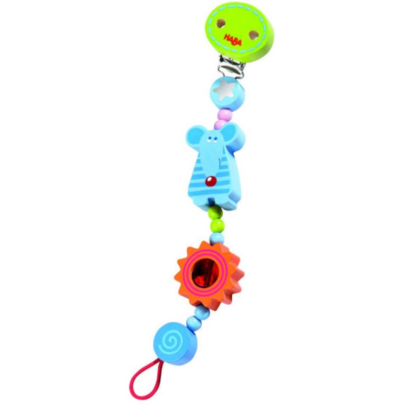 Haba Lollipop Pacifier Chain – Mouse