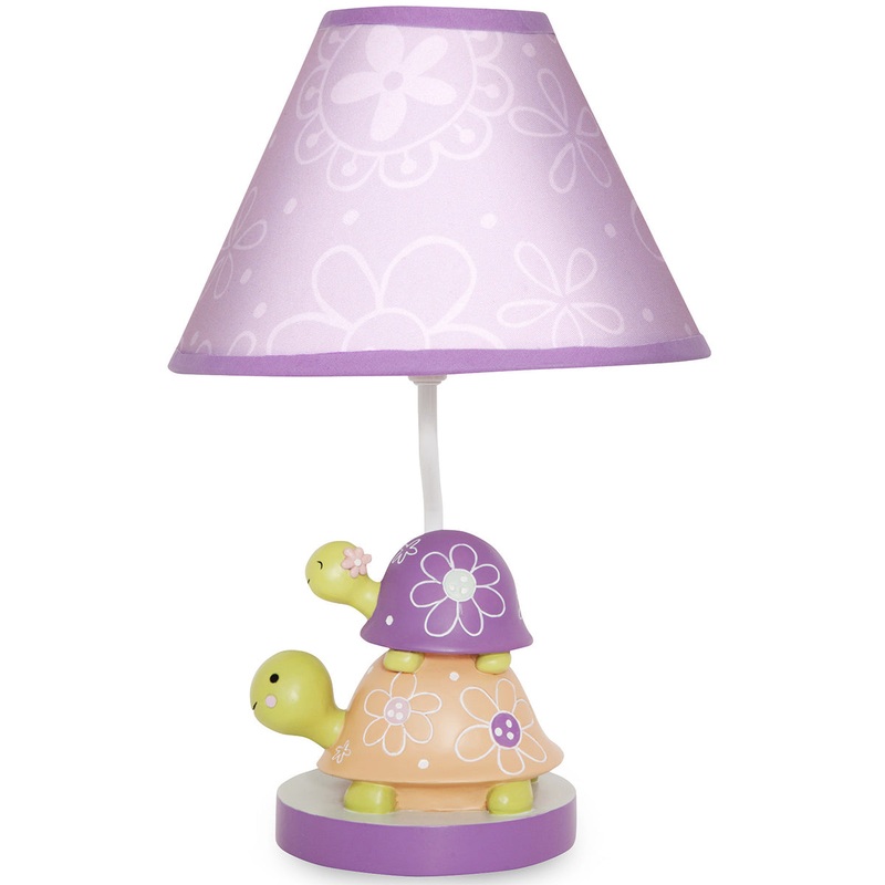 Lambs & Ivy Puddles Lamp with Shade & Bulb
