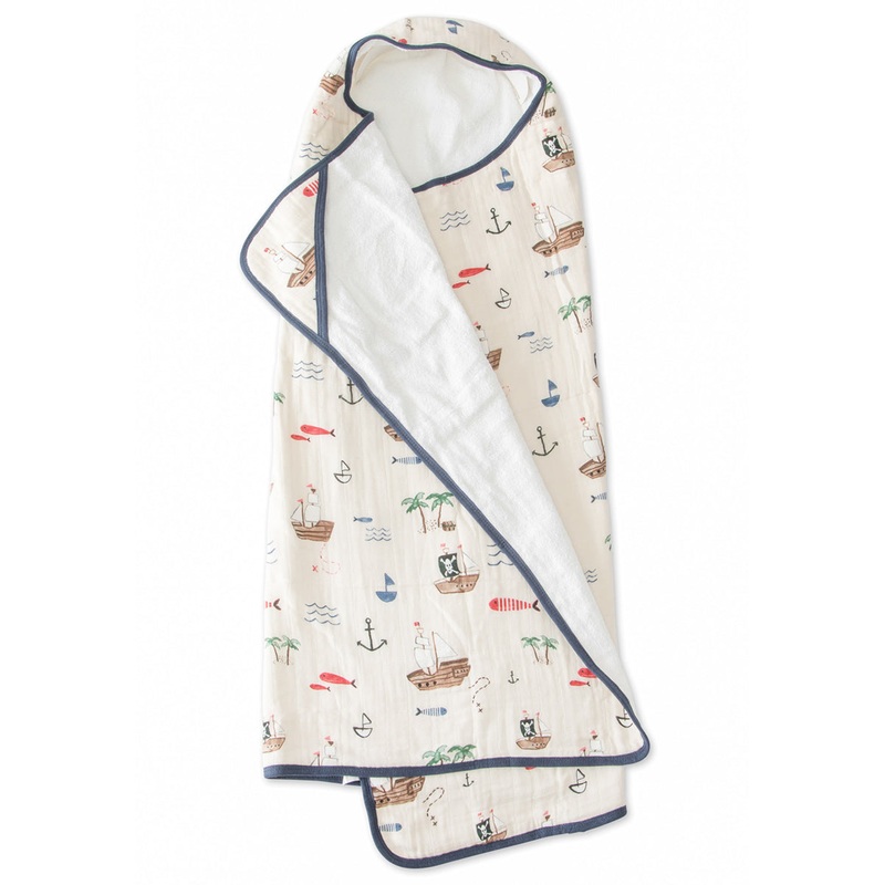 Little Unicorn Cotton Big Kid Hooded Towel – Treasure Map