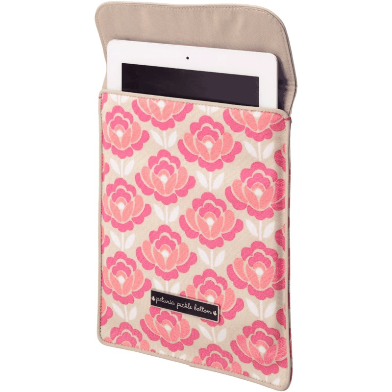 Petunia Pickle Bottom Stowaway iPad Sleeve in Flowering in Firenze
