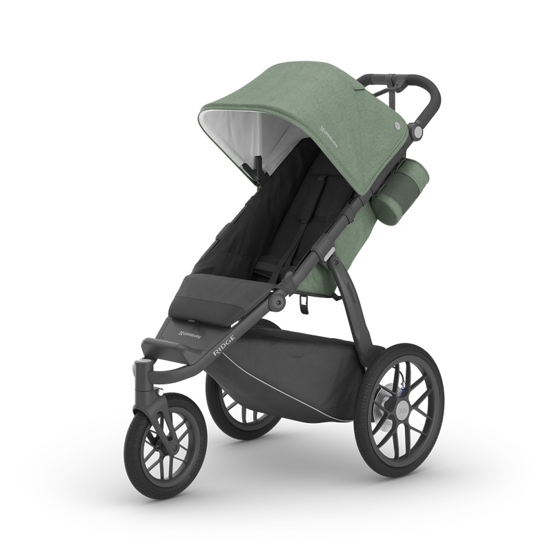 UPPAbaby Ridge Jogging Stroller – Gwen (Green Melange / Carbon)