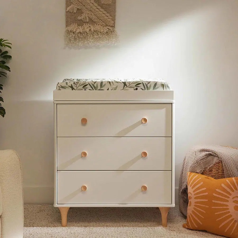 Babyletto – Lolly 3-Drawer Changer Dresser – White + Natural