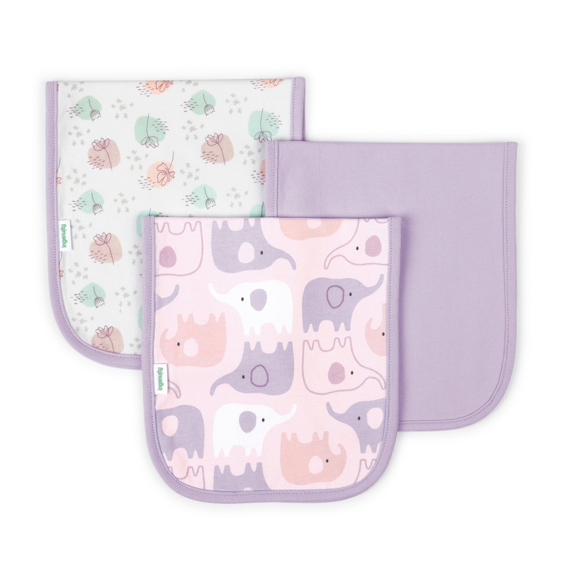 Easy Eater 3-Pack Soft Absorbent 100% Cotton Terry Baby Burp Cloth  – Grazy