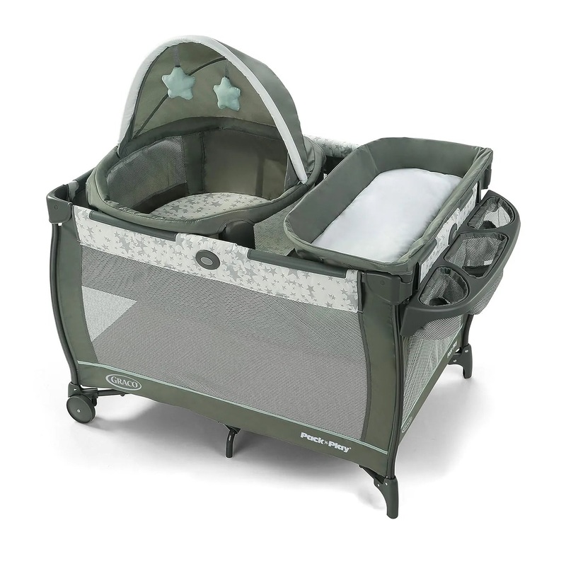 Graco Pack ‘n Play Travel Dome Playard | Includes Travel Bassinet w/ Travel Dome Oskar