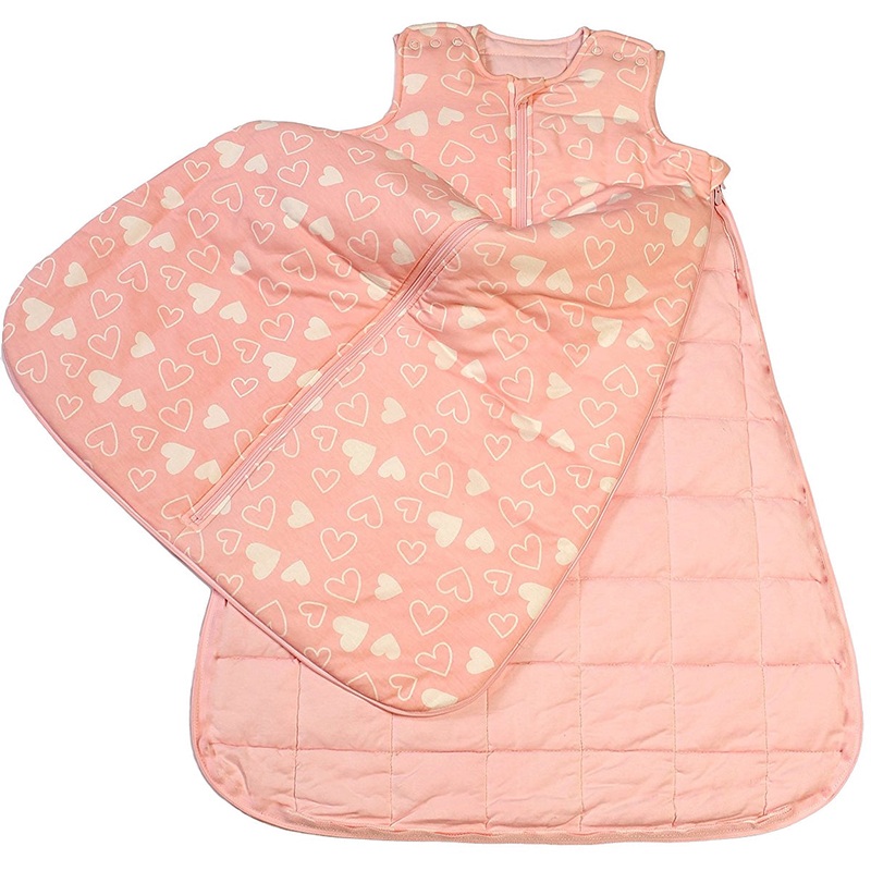 Gunamuna Bamboo Duvet Sleep Bag, Small – Hearts