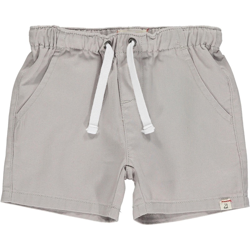 Me & Henry Hugo Twill Shorts | Pale Grey