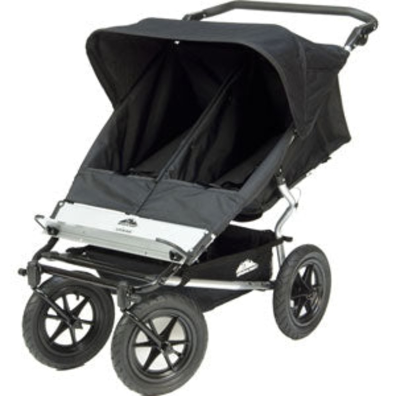 Mountain Buggy Urban Double Stroller in Black Dot